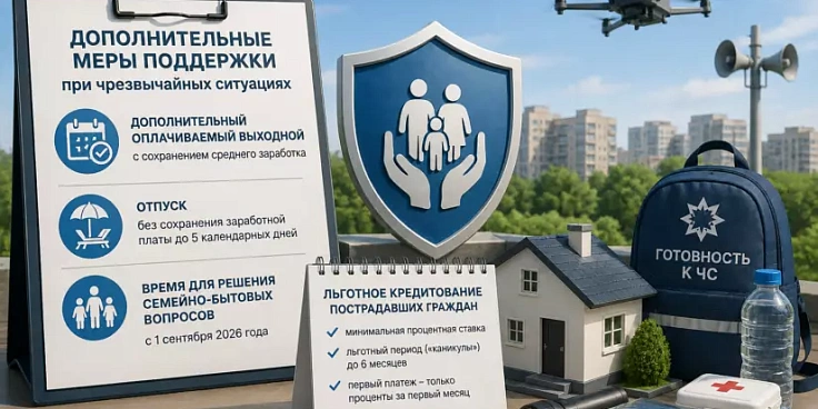 Пострадавшим от ЧС работникам предоставят дополнительный оплачиваемый выходной